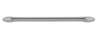 Afbeeldingen van Siro Meubelgreep metaal - boorafstand 160mm/L 192mm/H 30mm/B 12mm chroom glanzend 