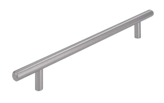 Afbeeldingen van Siro Meubelgreep metaal - boorafstand 160mm/L 216mm/H 31mm/B 10mm - RVS 
