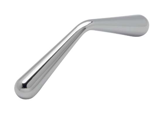 Afbeeldingen van Siro Meubelgreep metaal - boorafstand 64mm/L 71mm/H 21mm/B 9mm chroom glanzend 