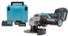 Afbeeldingen van Makita haakse slijper 40V Max GA023GM201 - 125mm - 2x 4,0 Ah accu's lader in Mbox