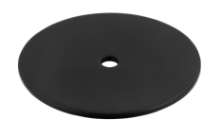Afbeeldingen van Siro Onderplaat metaal - L 42mm/H 2mm/B 42mm mat zwart 
