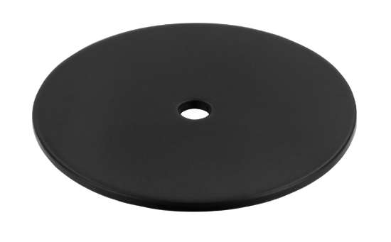 Afbeeldingen van Siro Onderplaat metaal - L 42mm/H 2mm/B 42mm mat zwart 
