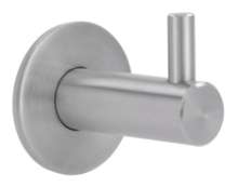 Afbeeldingen van Siro Kapstokhaak metaal - L 38mm/H 42mm/B 35mm - RVS 