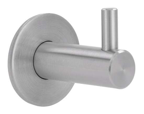 Afbeeldingen van Siro Kapstokhaak metaal - L 38mm/H 42mm/B 35mm - RVS 