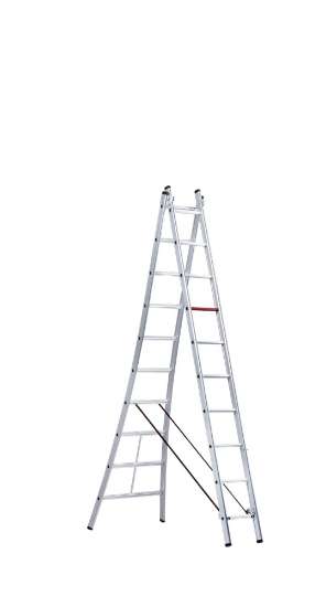 Afbeeldingen van Altrex Reformladder Rocky - 2x10 sporten - aluminium 