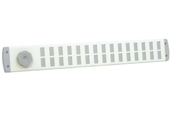 Afbeeldingen van ALU schuifrooster Bold Line 500x65mm wit