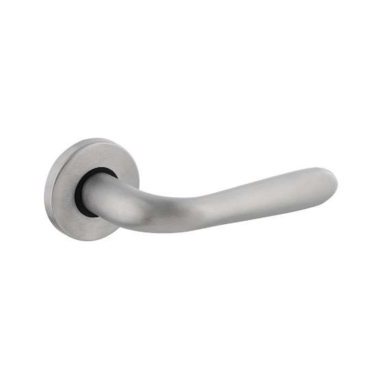 Afbeeldingen van INTERSTEEL Deurkruk Jupiter op rozet chroom mat 0195