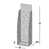 Afbeeldingen van GB Balkdrager GBS-ZL 75x250 1,5 Sendzimir Verzinkt