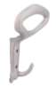 Afbeeldingen van Siro Kapstokhaak metaal - boorafstand 32mm/L 147mm/H 52mm/B 101mm - nikkel mat 