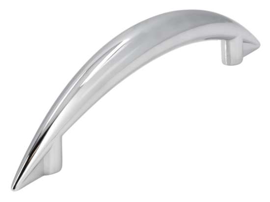 Afbeeldingen van Siro Meubelgreep metaal - boorafstand 96mm/L 130mm/H 29mm/B 12mm chroom glanzend 