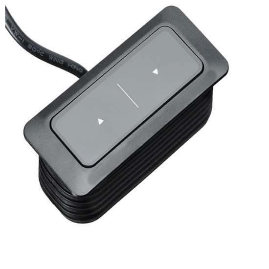 Afbeeldingen van Hettich Handschakelaar Touch Basic Inlay, zwart