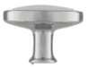 Afbeeldingen van Siro Meubelknop metaal - L 32mm/H 24mm/B 22mm chroom glanzend/wit 