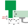 Afbeeldingen van Axa beveiligingstrip - M3 buiten 0-4mm - aluminium F1 