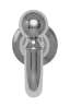 Afbeeldingen van Siro Kapstokhaak metaal - L 30mm/H 36mm/B 16mm chroom glanzend 
