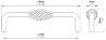 Afbeeldingen van Siro Meubelgreep metaal - boorafstand 128mm/L 136mm/H 38mm/B 19mm - antiek messing 