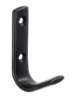 Afbeeldingen van Siro Kapstokhaak metaal - boorafstand 32mm/L 70mm/H 46mm/B 18mm - mat zwart 