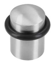 Afbeeldingen van Siro Deurstop metaal - L 33mm/H 34mm/B 33mm - RVS effect/zwart 