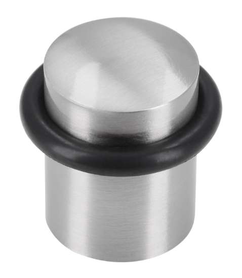 Afbeeldingen van Siro Deurstop metaal - L 33mm/H 34mm/B 33mm - RVS effect/zwart 