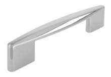 Afbeeldingen van Siro Meubelgreep metaal - boorafstand 96/128mm/L 151mm/H 30mm/B 20mm - chroom glanzend 