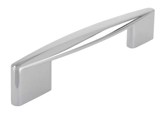 Afbeeldingen van Siro Meubelgreep metaal - boorafstand 96/128mm/L 151mm/H 30mm/B 20mm - chroom glanzend 