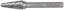 Afbeeldingen van Makita Carbide Frees 10X25Mm S=6 Met. B-52819