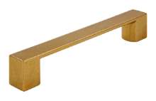 Afbeeldingen van Siro Meubelgreep metaal - boorafstand 128mm/L 162mm/H 27mm/B 20mm vintage goud 