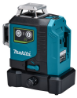 Afbeeldingen van Makita Zelfnivellerende kruislijnlaser SK700GD - groene laser 12V-Max - Zonder accu's en oplader in doos