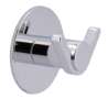Afbeeldingen van Siro Haak metaal - zelfklevend L 60mm/H 38mm/B 60mm chroom glanzend 