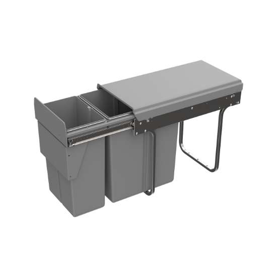 Afbeeldingen van Hettich Bin.it Duo I kunststof 300 - 400