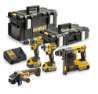 Afbeeldingen van DeWALT 18v xr 4-delige voordeelset in tstak 3x 5.0ah