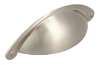 Afbeeldingen van Siro Schelpgreep metaal - boorafstand 64mm/L 104mm/H 25mm/B 32mm - RVS effect 