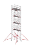 Afbeeldingen van Altrex Rolsteiger breed - aluminium met voorloopleuningen en schoren in de basis RS TOWER 52
