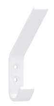 Afbeeldingen van Siro Kapstokhaak metaal - boorafstand 16mm/L 118mm/H 78mm/B 19mm wit 