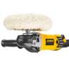 Afbeeldingen van DeWalt haakse polijstmachine DWP849X-QS - Ø180mm 1250 Watt - inclusief Velcro steunzool en polijstvacht