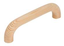 Afbeeldingen van Siro Meubelgreep hout - boorafstand 96mm/L 108mm/H 30mm/B 13mm grenen 