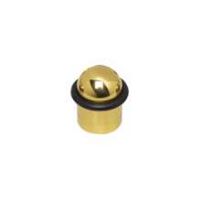 Afbeeldingen van INTERSTEEL Deurstop met ring messing gelakt 4420