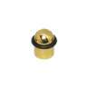 Afbeeldingen van INTERSTEEL Deurstop met ring messing gelakt 4420