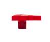 Afbeeldingen van Siro Meubelknop octopus kunststof - L 52mm/H 25mm/B 49mm rood 