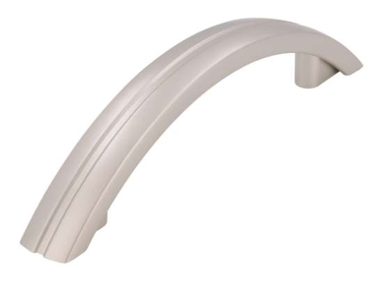 Afbeeldingen van Siro Meubelgreep kunststof - boorafstand 96mm/L 136mm/H 32mm/B 16mm - nikkel mat 