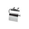 Afbeeldingen van INTERSTEEL WC-rolhouder met verlengde klep rvs geborsteld 7625