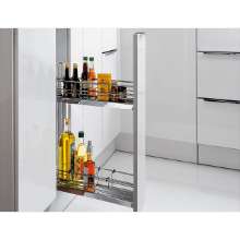 Afbeeldingen van Hettich Frontlade 90°, 2 niveaus , CLASSIC, zilver gepoedercoat (2)