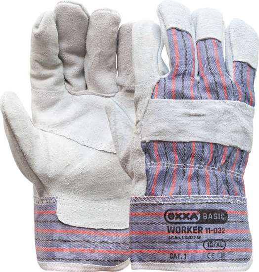 Afbeeldingen van OXXA Basic Handschoen Worker 11-032 - Maat 10 - splitleder 