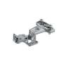Afbeeldingen van Hettich Basisscharnier Selekta Pro 2000,  270 °, opdek 15 mm, met spreidpluggen, vernikkeld