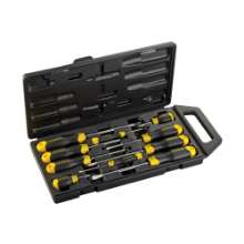 Afbeeldingen van Stanley schroevendraaierset Cushiongrip - zaagnsede en phillips - 10 delig 