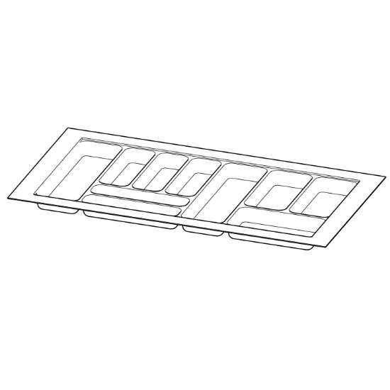 Afbeeldingen van Hettich OrgaTray 440, zilver, 441 - 520 / 901 - 1000