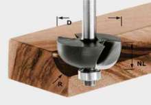 Afbeeldingen van Festool Holprofielfrees HW HW S8 D31,7/R9,5 KL