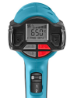 Afbeeldingen van Makita heteluchtpistool, HG6531CK - 230v 50/650 °C - inclusief diverse opzetstukken in koffer 