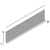 Afbeeldingen van GB randkist - 90° 470x2000x1,5mm - sendzimir verzinkt metaal