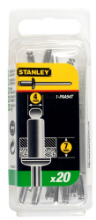 Afbeeldingen van Stanley popnagels - Ø4x7mm - 20 stuks