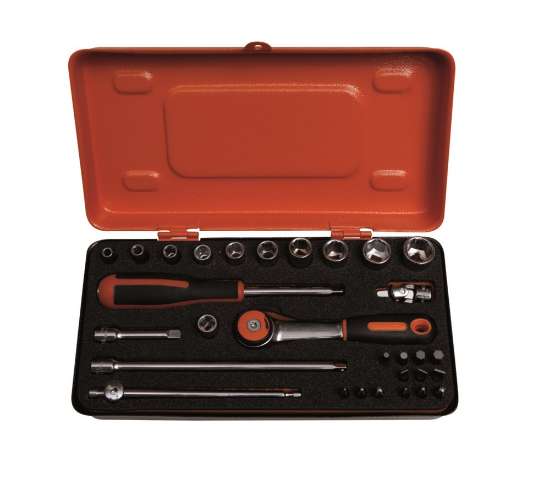 Afbeeldingen van Dopsleutelset 1/4"